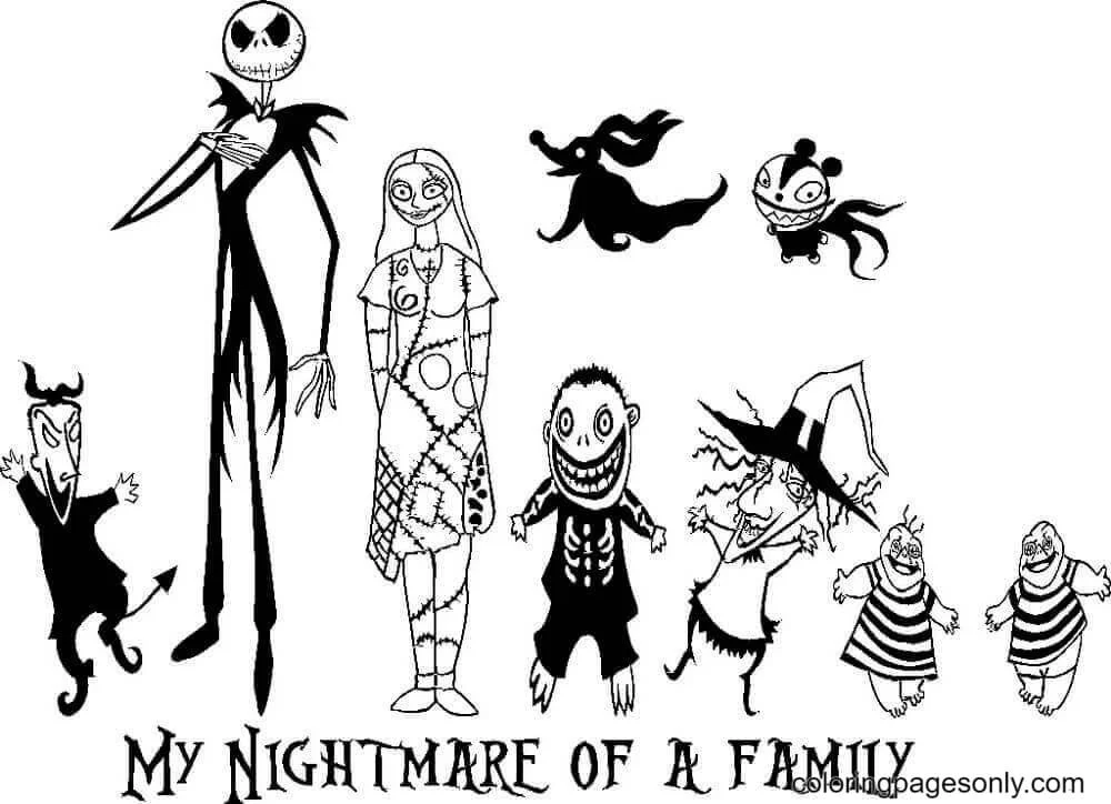 Nightmare Before Christmas Ausmalbilder 41