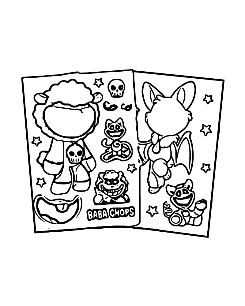 Criaturas do Pesadelo para Colorear 12