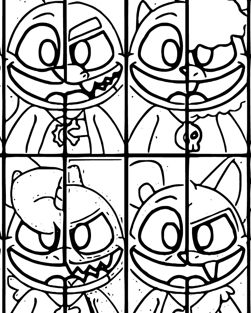 Criaturas do Pesadelo para Colorear 15
