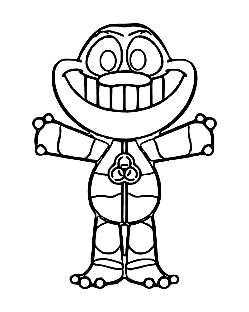 Criaturas do Pesadelo para Colorear 17