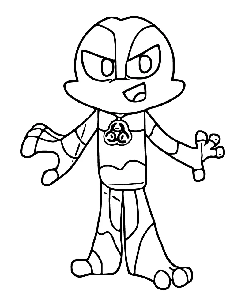 Criaturas do Pesadelo para Colorear 18