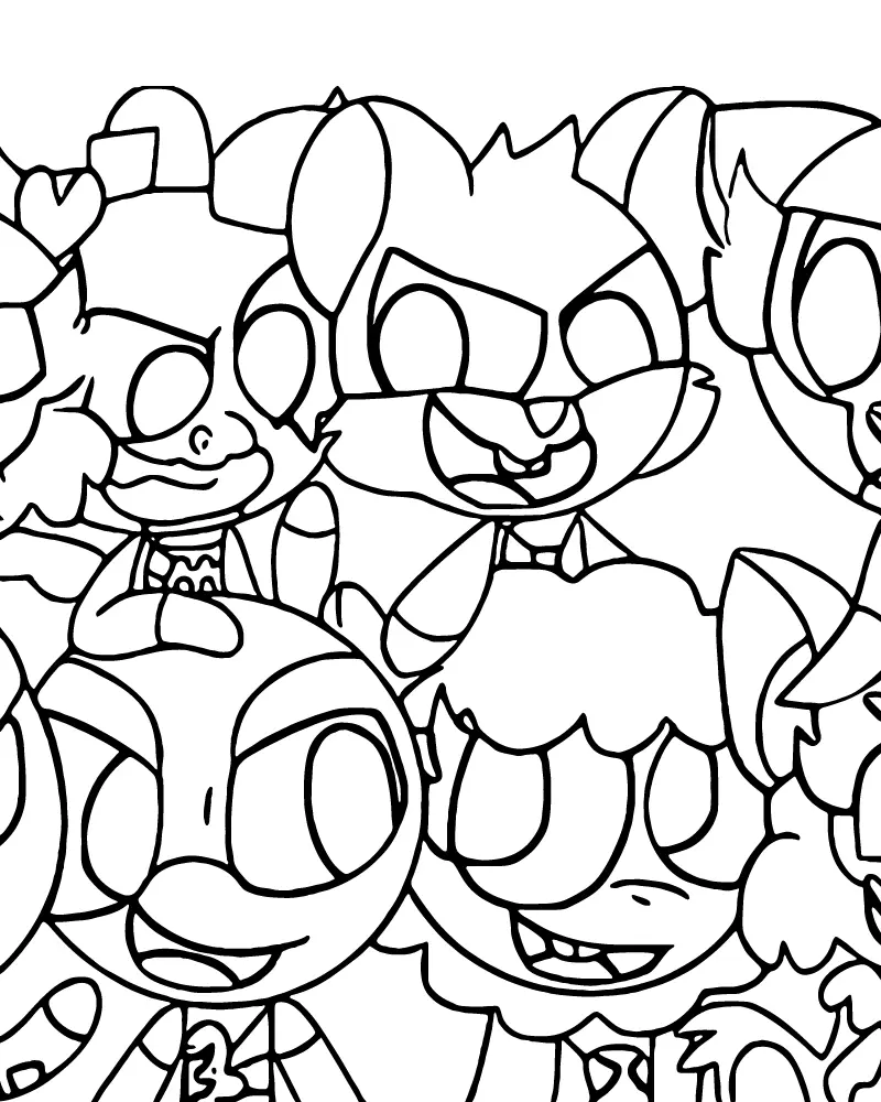 Criaturas do Pesadelo para Colorear 5