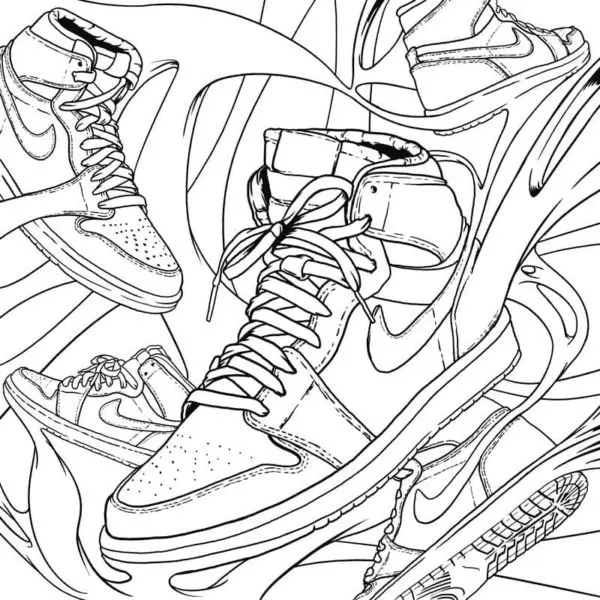 Desenhos de Nike Para Colorir 11