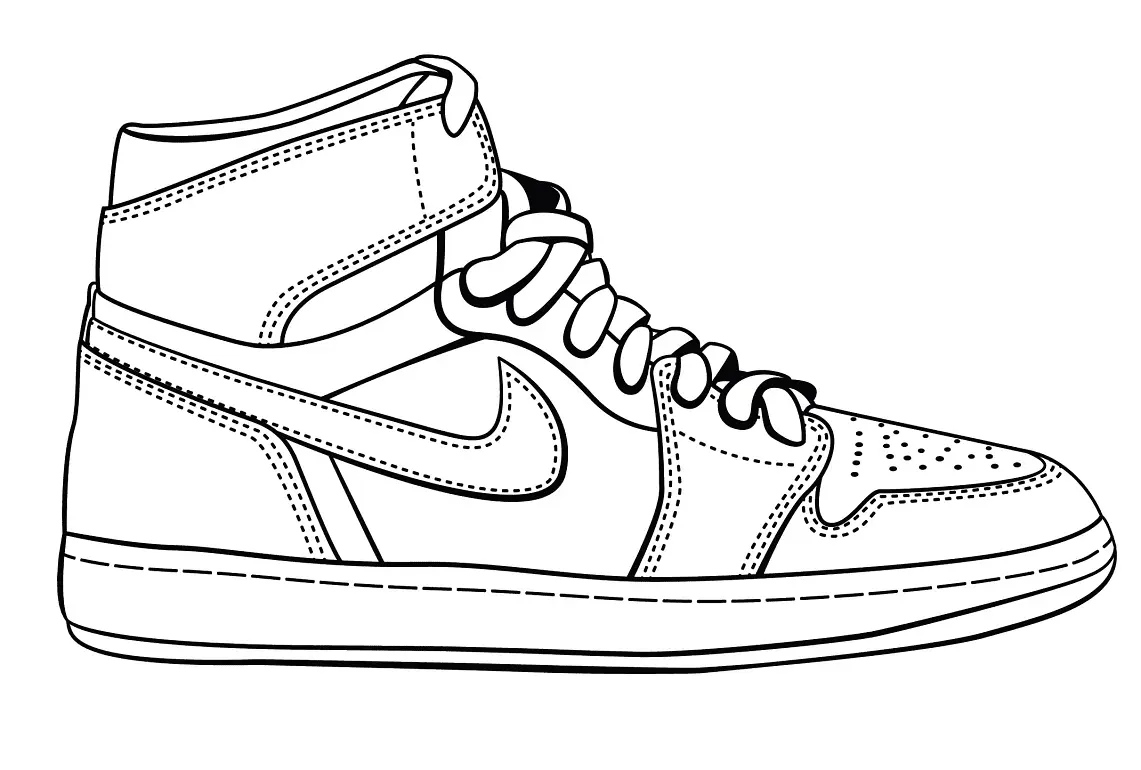 Desenhos de Nike Para Colorir 14