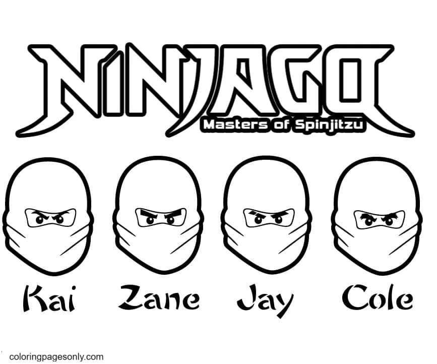 Ninja Coloring Pages 11