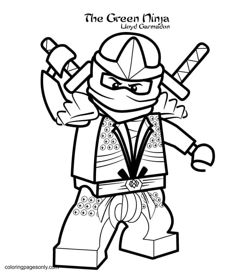 Ninja Coloring Pages 16