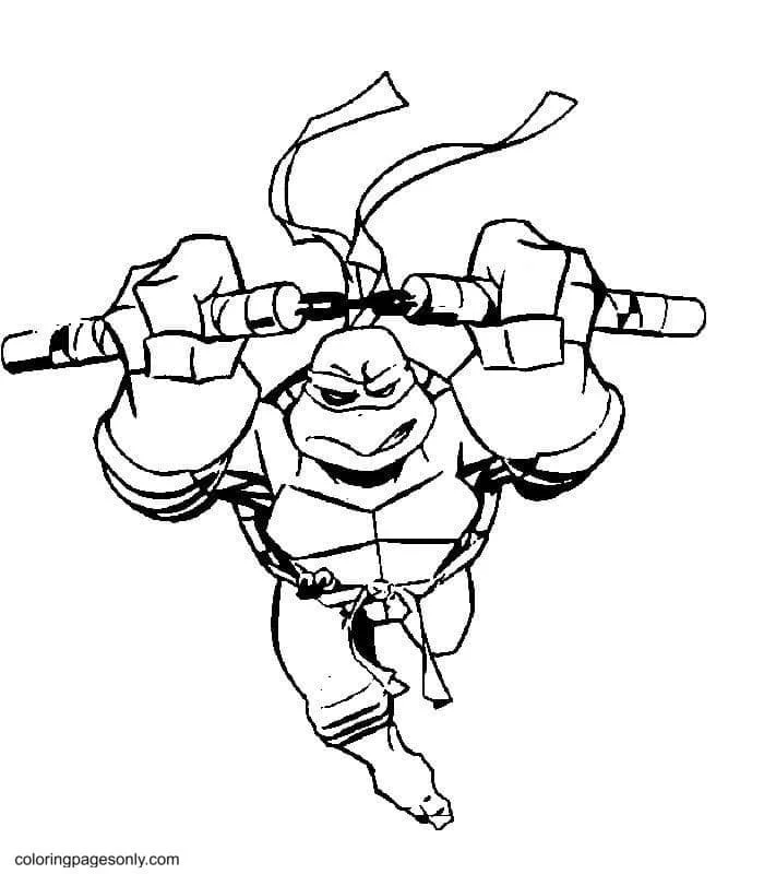 Ninja Coloring Pages 24