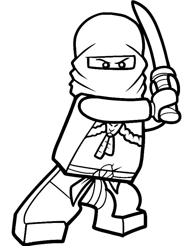Ninja Coloring Pages 27