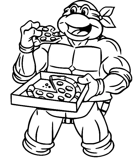 Desenhos de Tartarugas ninjas Para Colorir 52