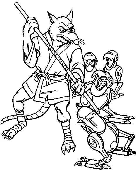 Desenhos de Tartarugas ninjas Para Colorir 98