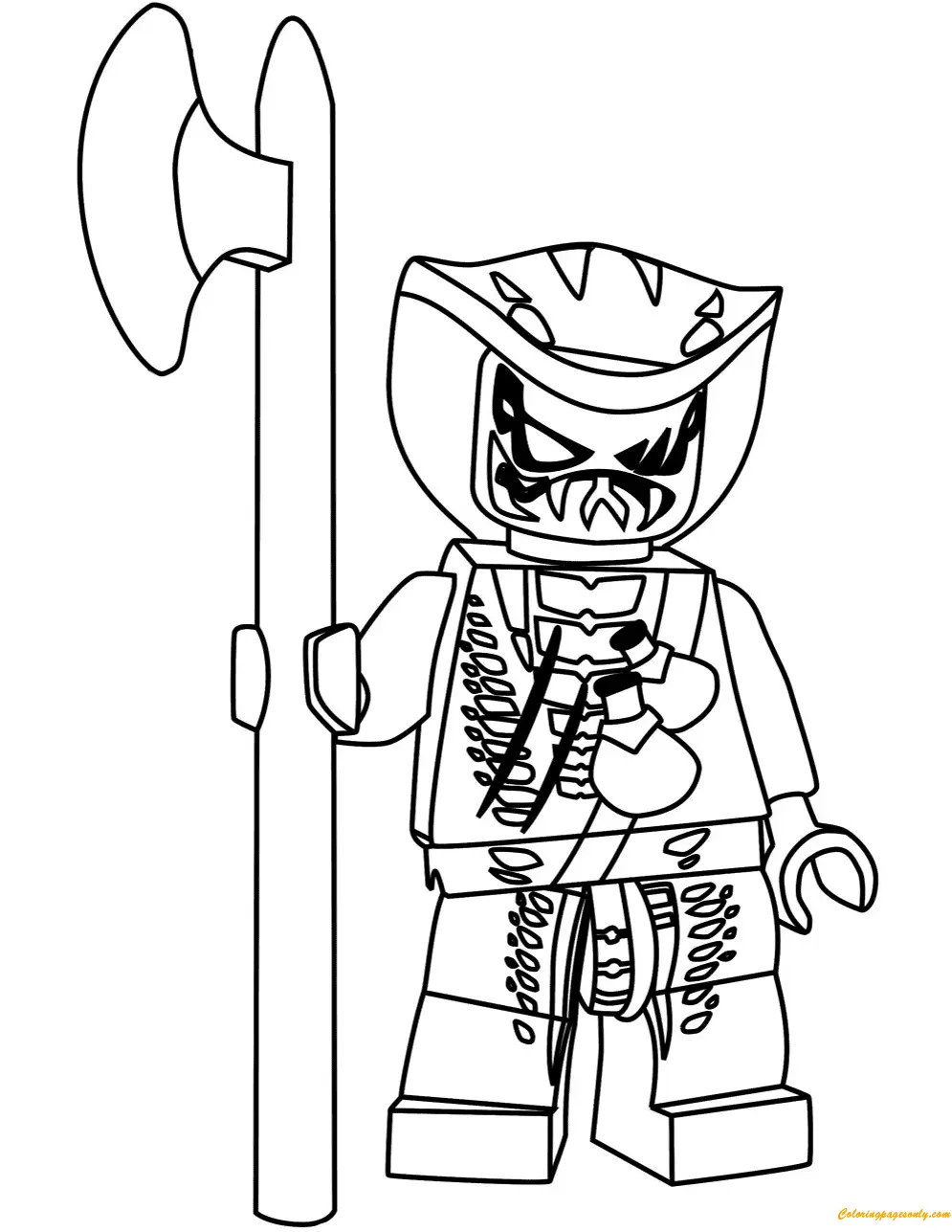 Ninjago Coloring Pages 1