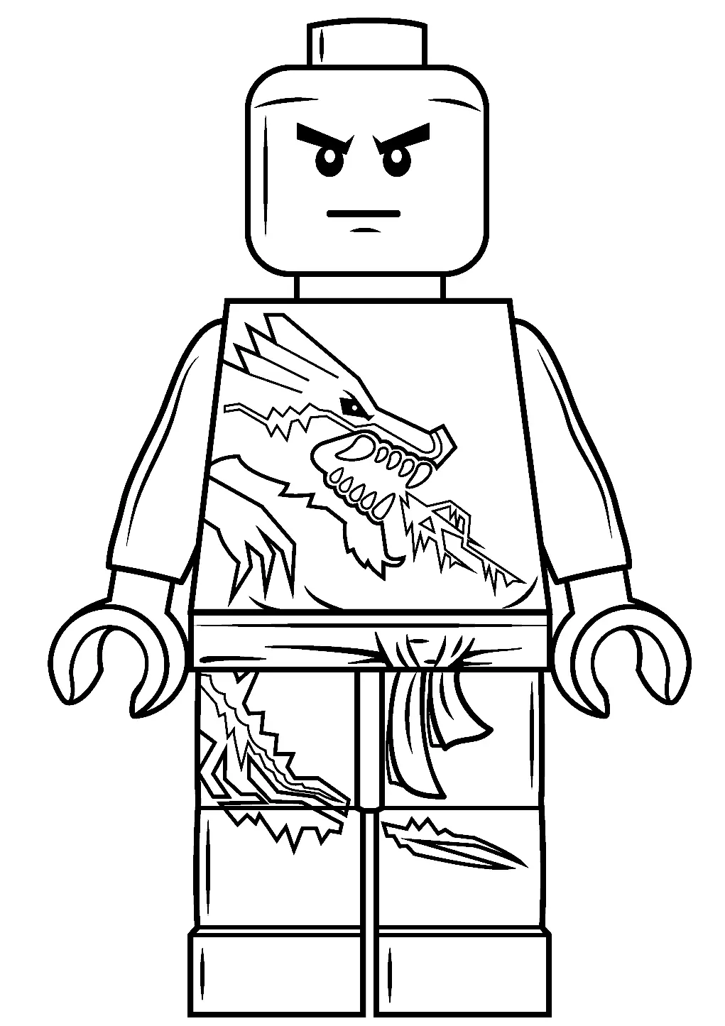 Ninjago Coloring Pages 10