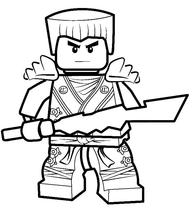 Ninjago Coloring Pages 12