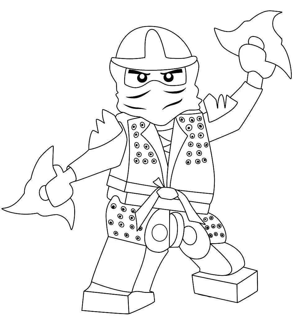 Ninjago Coloring Pages 13