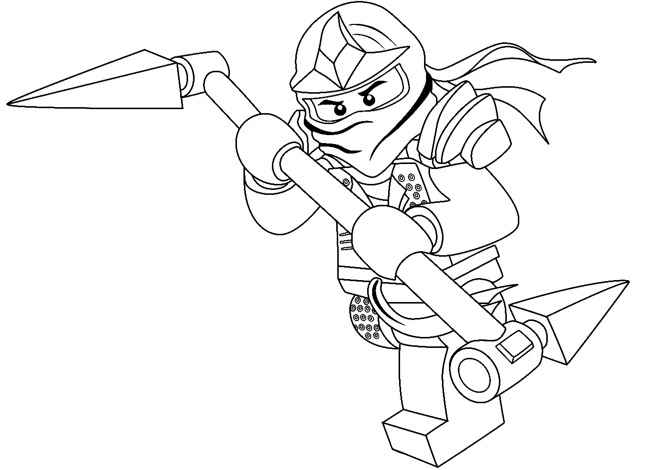 Ninjago Coloring Pages 14