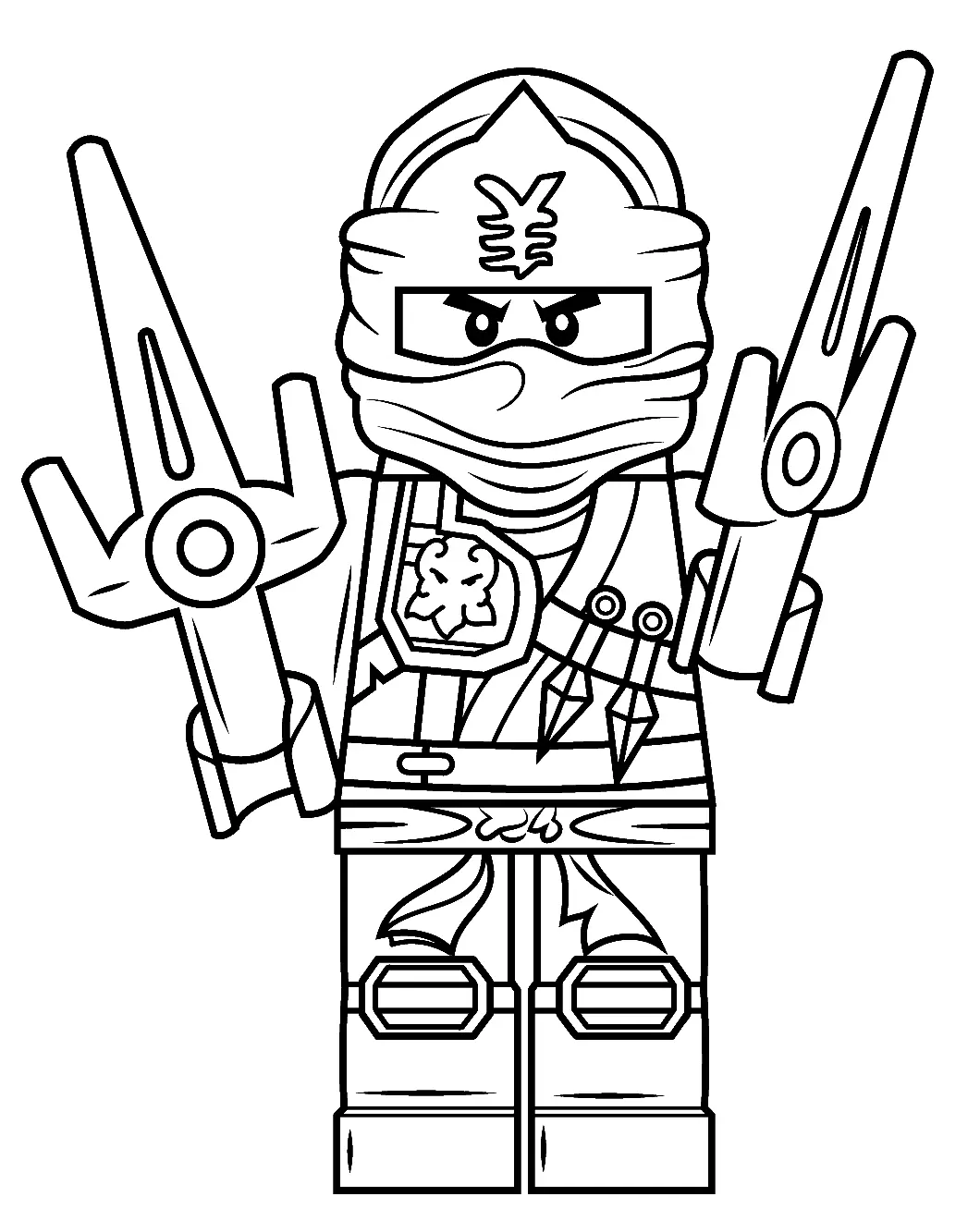Ninjago Coloring Pages 17