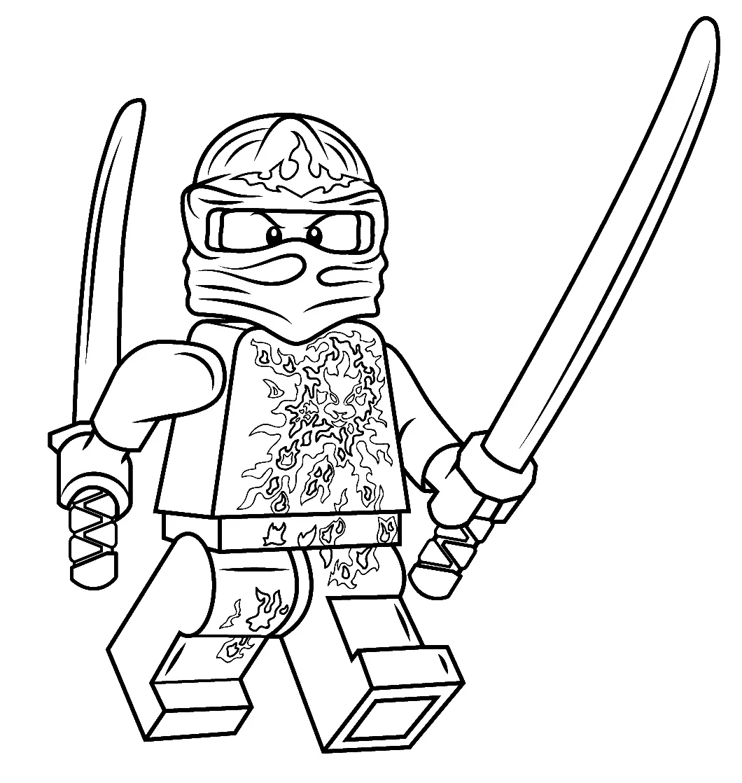 Ninjago Coloring Pages 18