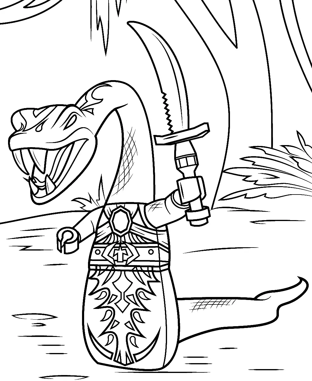 Ninjago Coloring Pages 19