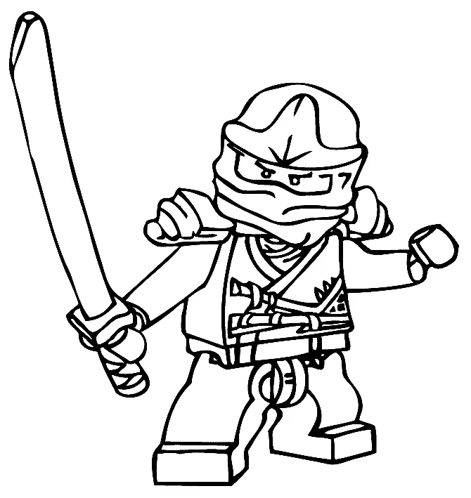 Ninjago Coloring Pages 28