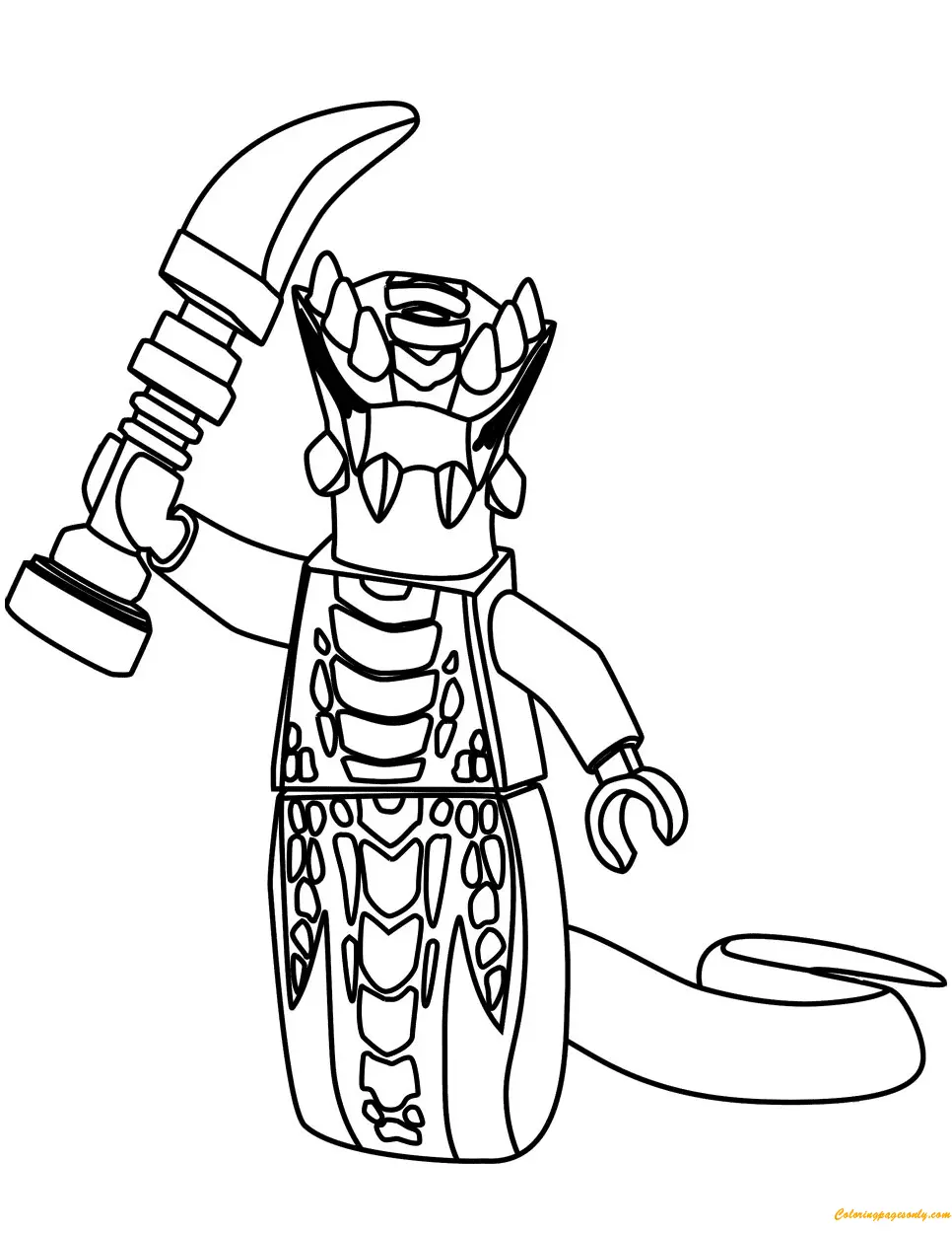 Ninjago Coloring Pages 4