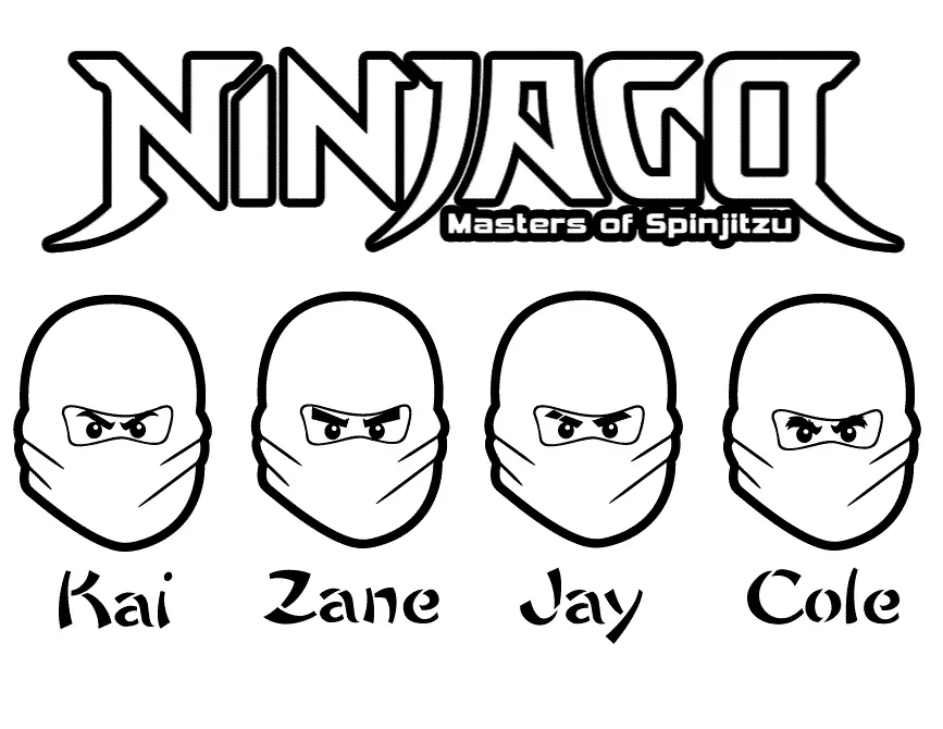 Ninjago Coloring Pages 41