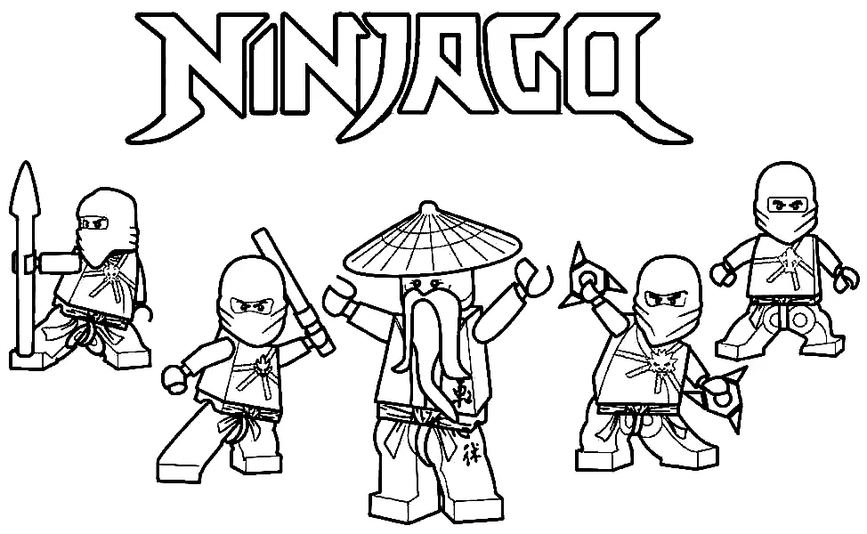 Ninjago Coloring Pages 43