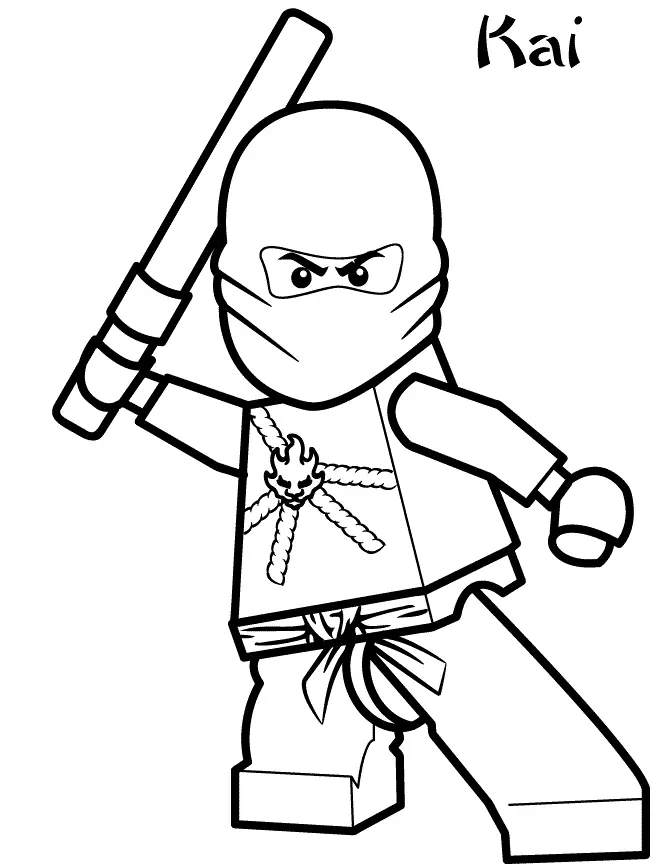 Ninjago Coloring Pages 44