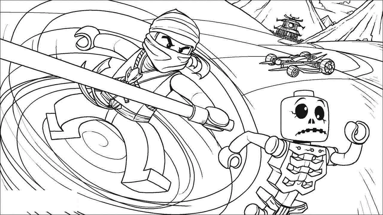 Ninjago Coloring Pages 62