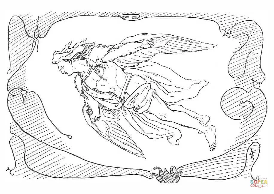 Mitologia Nordica Para Colorir 17