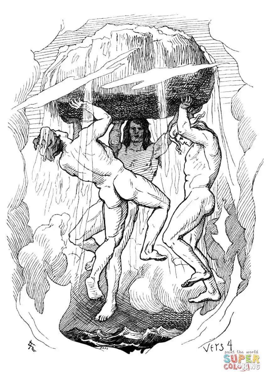 Mitologia Nordica Para Colorir 23