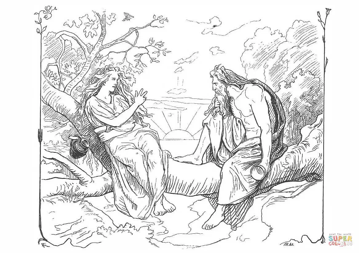 Mitologia Nordica Para Colorir 24
