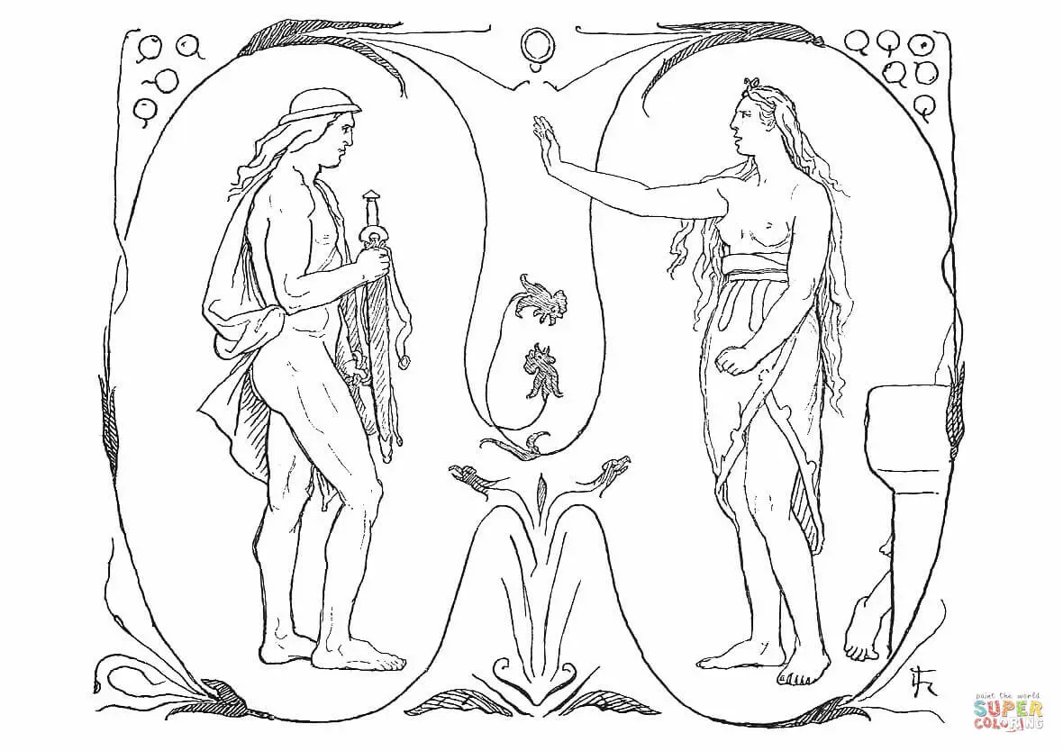 Mitologia Nordica Para Colorir 3