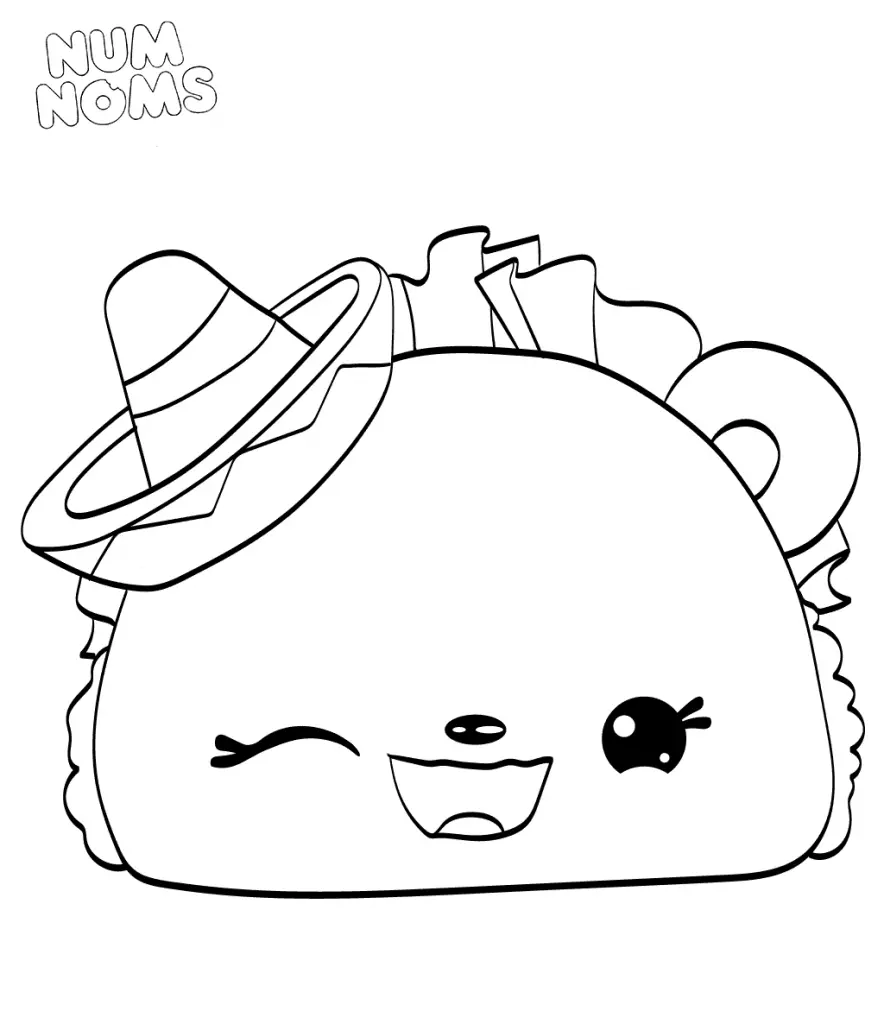 Num Noms Ausmalbilder 31
