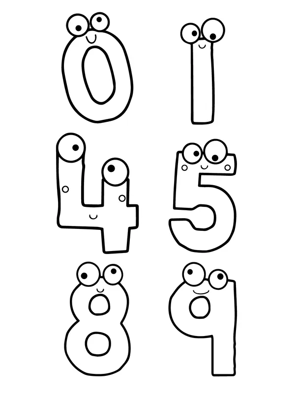 Desenhos de Number Lore Para Colorir 16