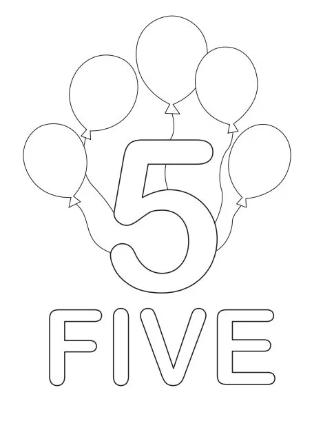 Numbers Coloring Pages 11