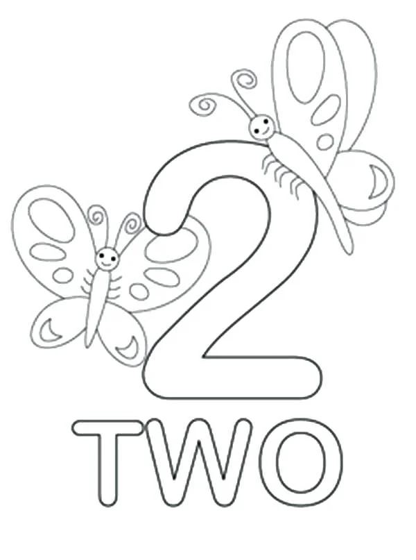 Numbers Coloring Pages 24