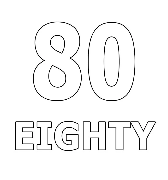 Numbers Coloring Pages 29