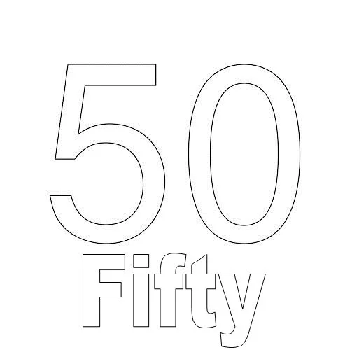 Numbers Coloring Pages 48
