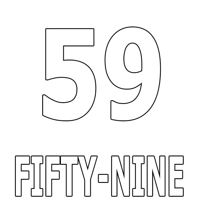 Numbers Coloring Pages 66