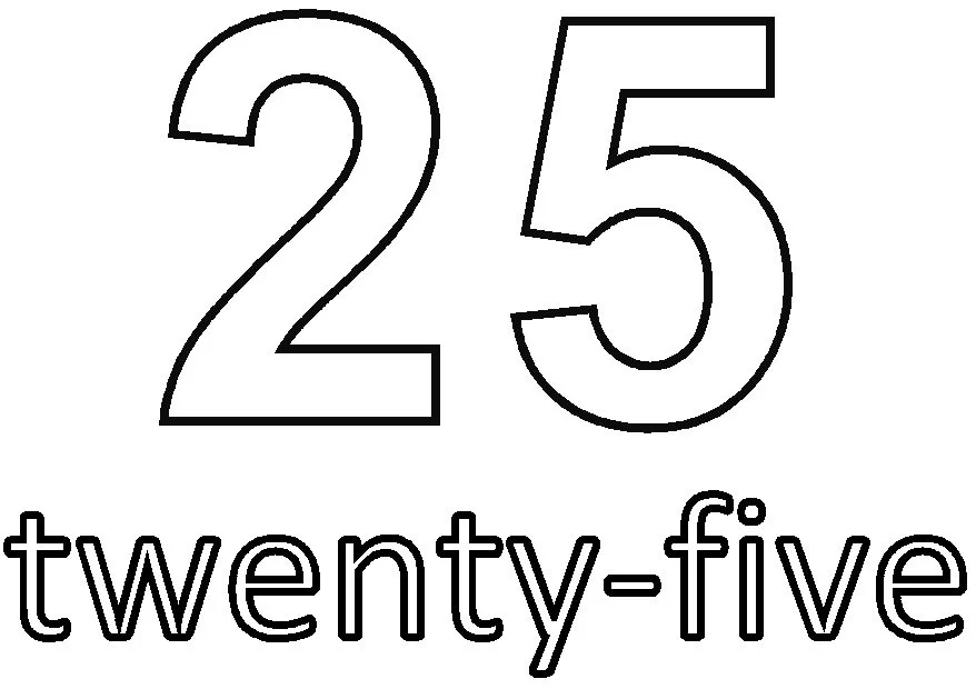 Numbers Coloring Pages 7
