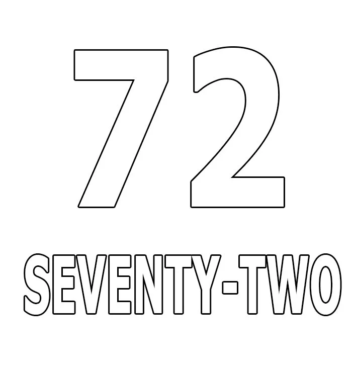 Numbers Coloring Pages 76