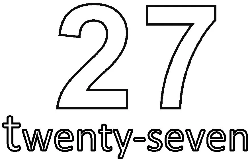 Numbers Coloring Pages 8