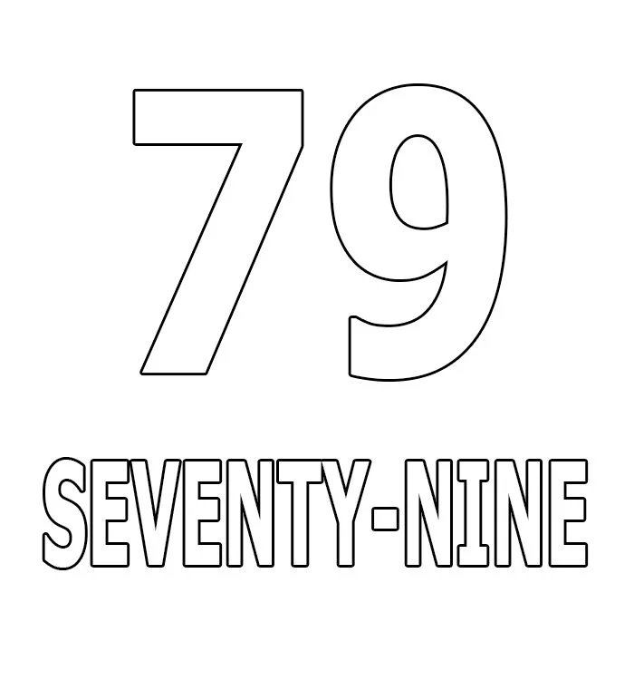 Numbers Coloring Pages 97
