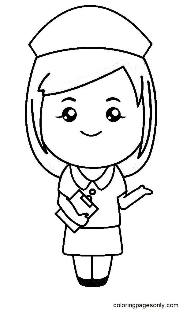 Nurse Coloring Pages 16