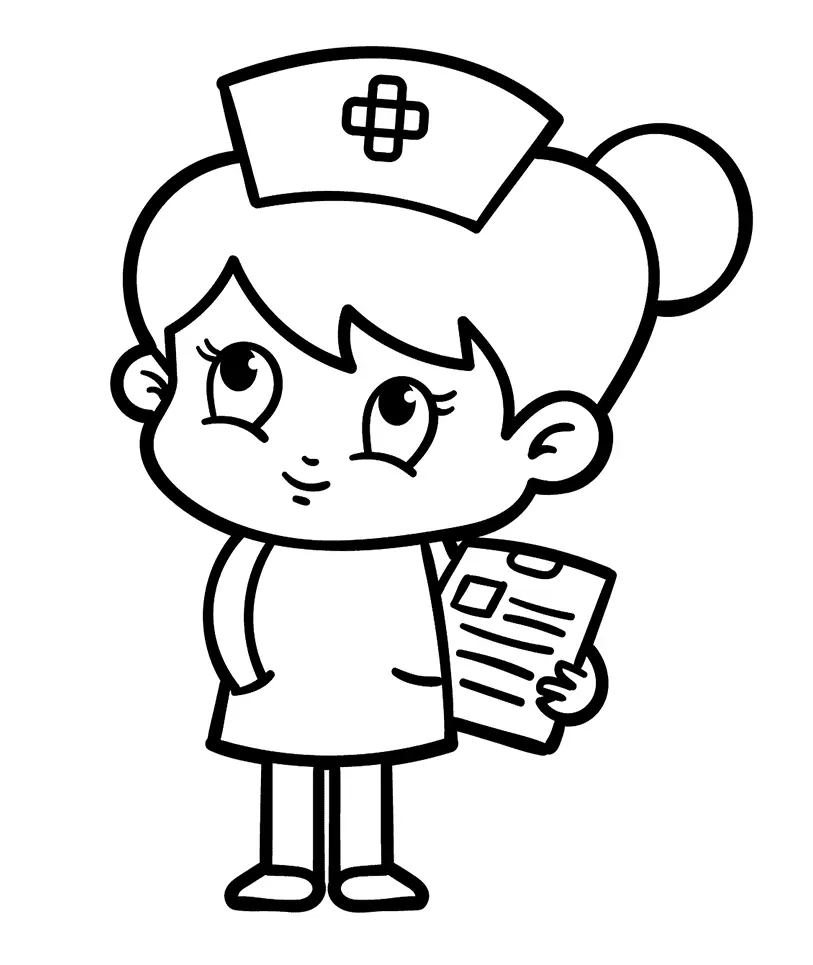 Nurse Coloring Pages 18