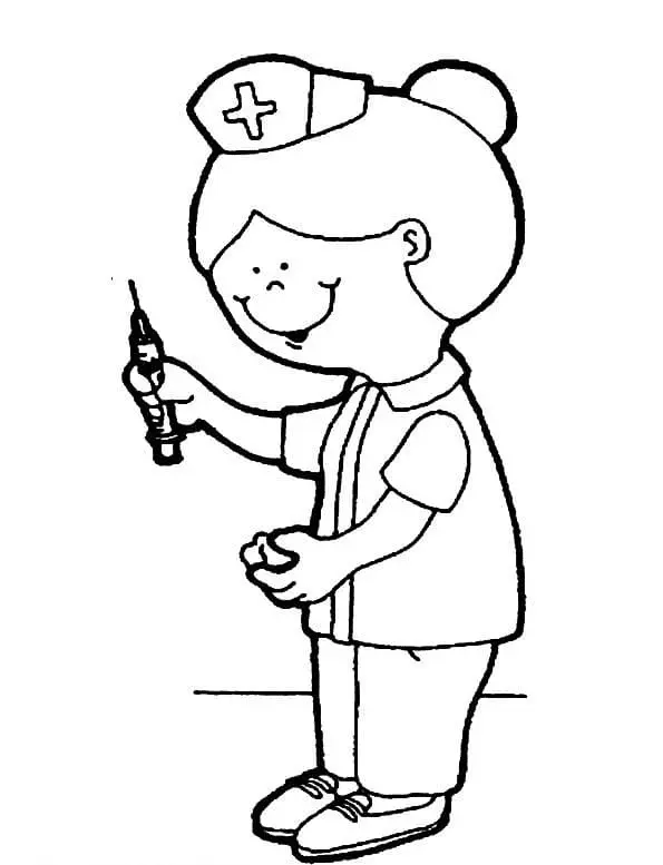 Nurse Coloring Pages 23