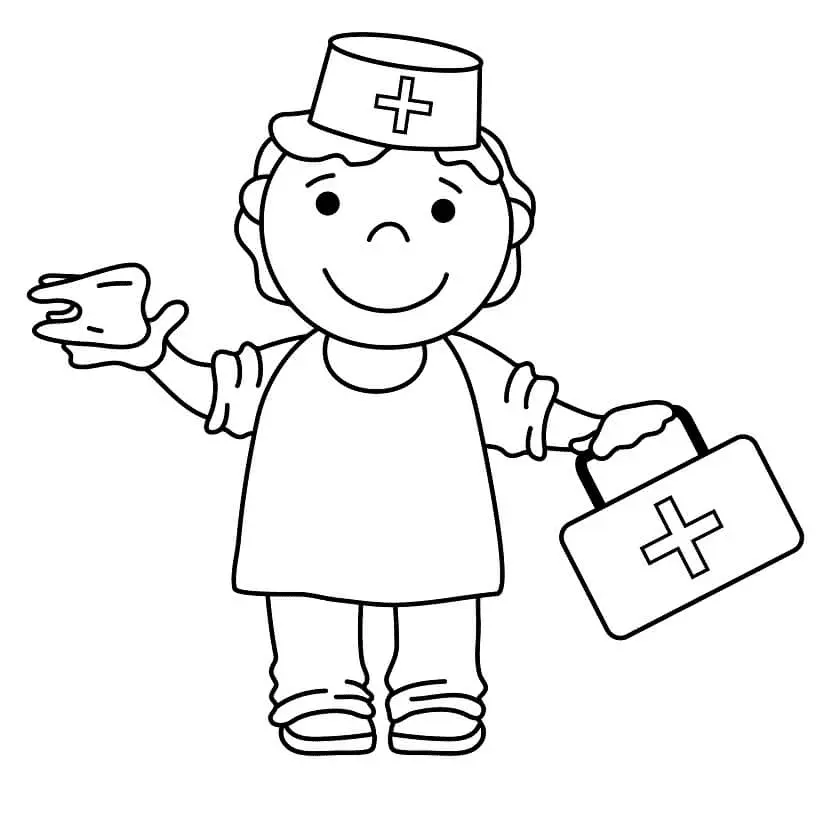 Nurse Coloring Pages 27