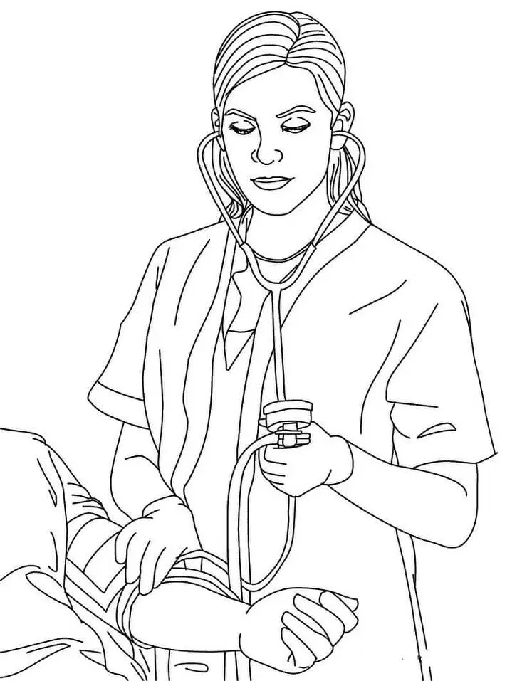 Nurse Coloring Pages 35