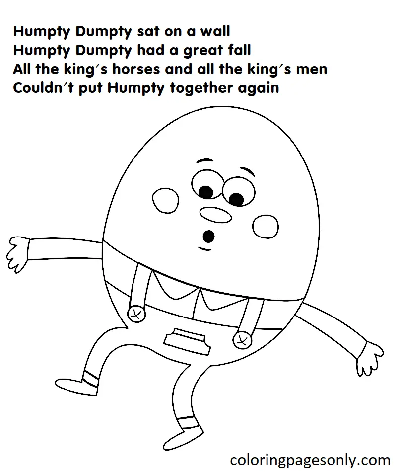 Nursery Rhymes Coloring Pages 4