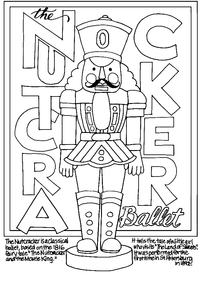Nussknacker Ausmalbilder 15
